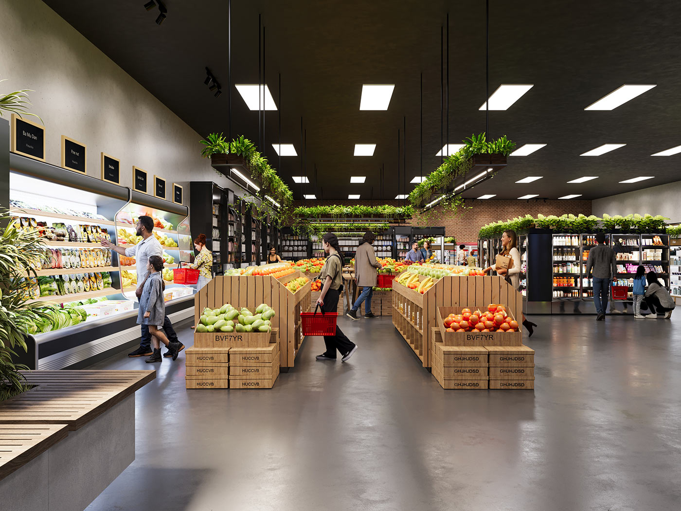S40763 SOUTH JERRABOMBERRA TOWN CENTRE Interiors Super Market and Retail 01
